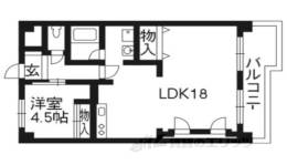 ルミエール出町柳202間取り図面