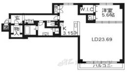 二条サミットレジデンス間取り図面