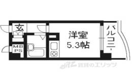 朝日プラザ深草間取り図面