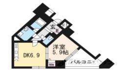 クリスタルグランツ西大路三条間取り図面