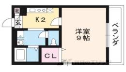 Ａｍｏｕｒ一乗寺１棟間取り図面