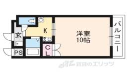 太陽ハイツ南草津３間取り図面