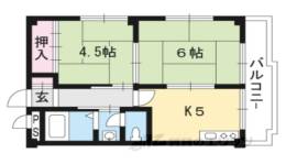コーポ花本間取り図面