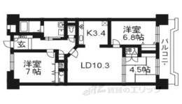 アメニティ南草津３　間取り図面
