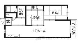 シャトー洗堰間取り図面