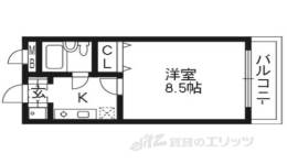 トーカン五条烏丸キャステール201間取り図面