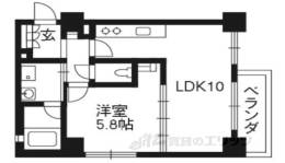プリオーレリベルタ桂Ａ間取り図面