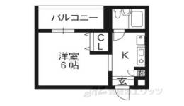 Ｄｅ’ｌｅａｄ鴨川公園204間取り図面