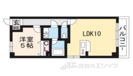 イクスコート大津駅前間取り図面