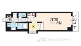 イクスコート大津駅前間取り図面
