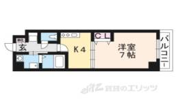 イクスコート大津駅前間取り図面
