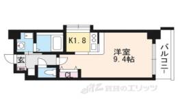 イクスコート大津駅前間取り図面
