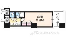 デリード＆サンヴェール桂川東間取り図面
