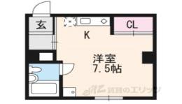 サンローラン九条間取り図面