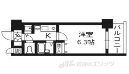 プレサンス京都四条堀川間取り図面