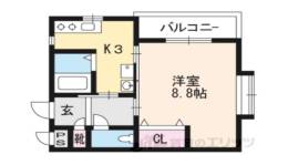 Ｃ’ＥＳＴ　ＬＡ　ＶＩＥ間取り図面