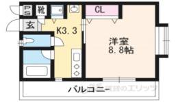 Ｃ’ＥＳＴ　ＬＡ　ＶＩＥ間取り図面