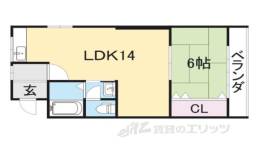 第二静洛荘間取り図面