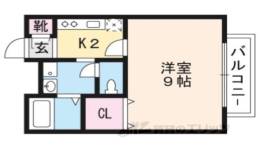 Ａｍｏｕｒ一乗寺２棟間取り図面