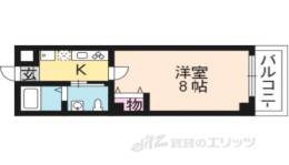 フラッティ今出川天神間取り図面