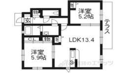 シャーメゾン丸豊間取り図面