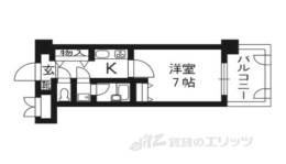 ライオンズマンション四条堀川間取り図面