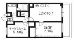 エスポアール西大路間取り図面