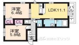 ＢｅｌｌｅＭａｉｓｏｎ祥鳥橋間取り図面