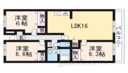 エクレール西井間取り図面