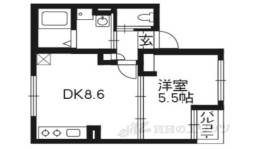 プリオーレリベルタ桂Ｂ間取り図面