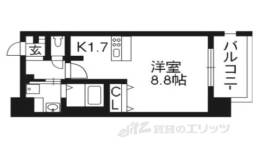 プレサンス京都三条大橋雅殿間取り図面