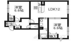 ドゥエール洛北間取り図面