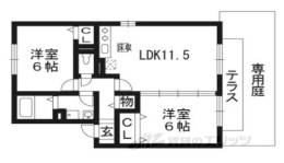 アルカディアＤ棟間取り図面