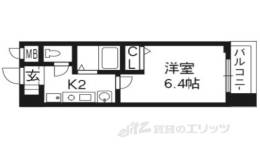 エイペックス京都新京極１　間取り図面