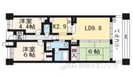 ファミール二条ステーションサイド411間取り図面