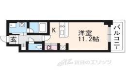 グラティア御所東間取り図面