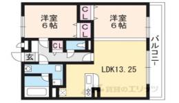 クレストブルー間取り図面