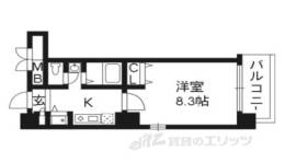 アスヴェル京都市役所前間取り図面