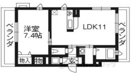 エスポワール八番館間取り図面