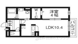 モナリエ砂田２間取り図面