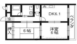 ハイツリーフラット間取り図面