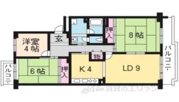 グリーンタウン槇島７号棟間取り図面
