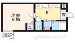 アークリード五条堀川間取り図面