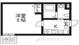 アークリード五条堀川間取り図面