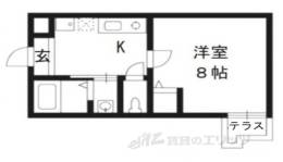 アークリード五条堀川間取り図面