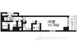 クリスタルグランツ西大路御池間取り図面