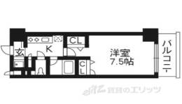 クリスタルグランツ西大路御池間取り図面