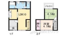 貸家間取り図面