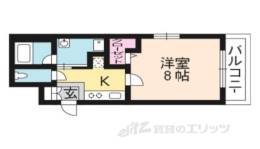 Ｄｅａｒ　Ｃｏｕｒｔ四条烏丸間取り図面