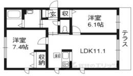 Ｌａ．Ｎｅｉｇｅ桂間取り図面